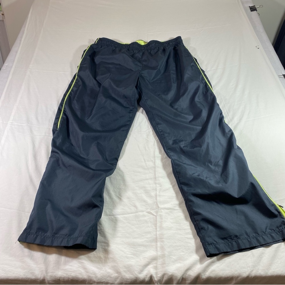 Danskin Now Windbreaker Rain Pants Zip Ankles Elastic Waist Drawstring Pants XLG